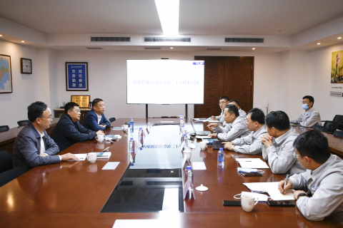 煙臺市國資委領導到裕龍發展公司督導檢查}